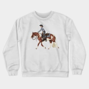 Ranch Riding Paint horse Extended Trot Crewneck Sweatshirt